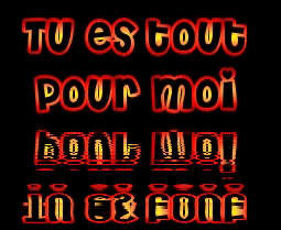 tu est tout pour moi